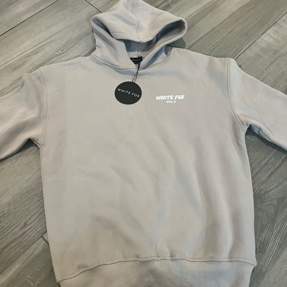 White Fox Boutique Gray Hoodie